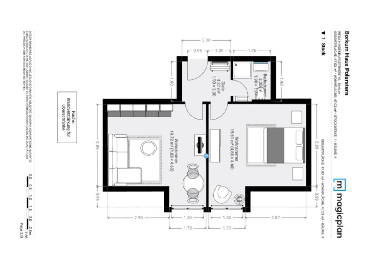 Haus Polarstern Ferienwohnung Wega Боркум Экстерьер фото